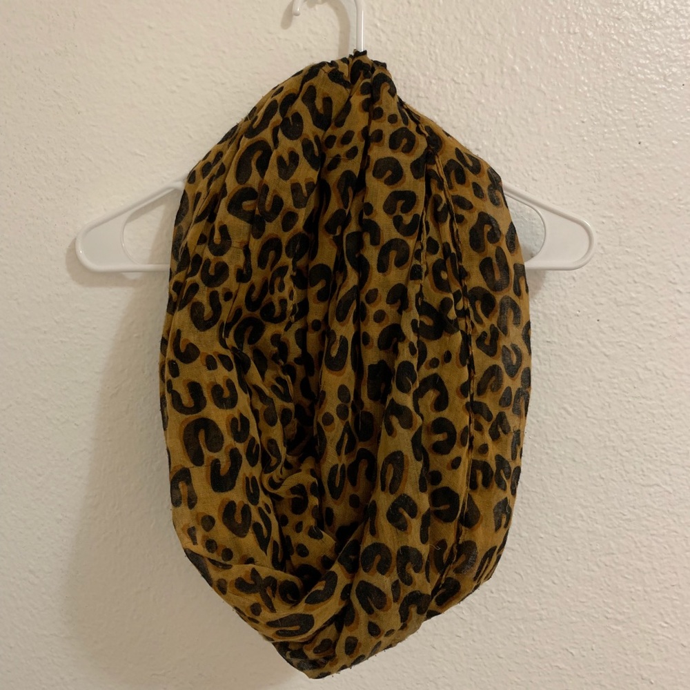 Infinity Cheetah Print Scarf